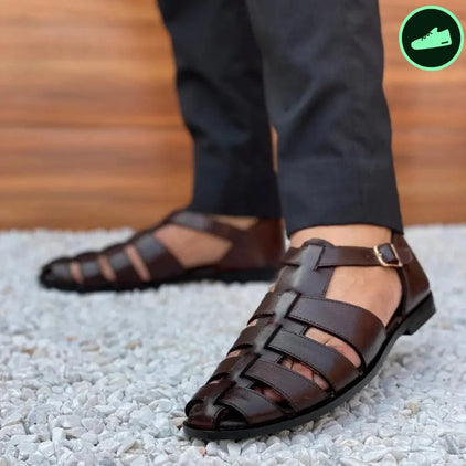 LE Pure Leather Handmade Strap Sandal