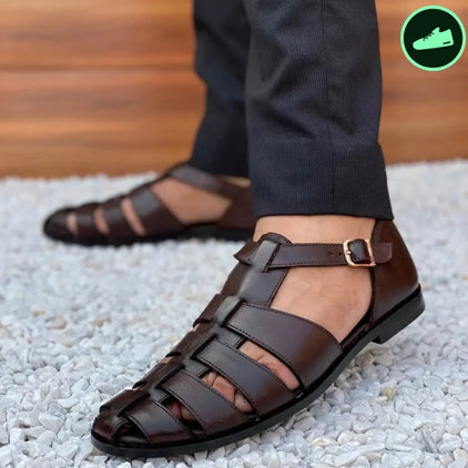 LE Pure Leather Handmade Strap Sandal