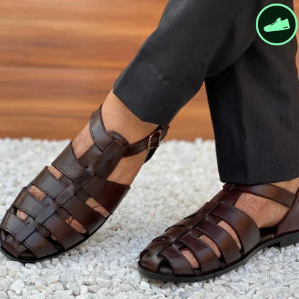 LE Pure Leather Handmade Strap Sandal